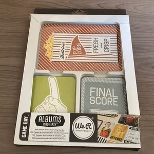 We r Memory Keepers Albums Made Easy Game Day- NEW